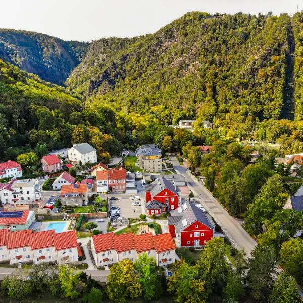 Hotelpark Bodetal "große Ferienwohnung"，位于塔勒的酒店