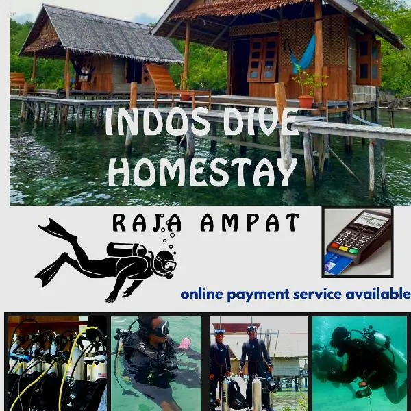 Indos Dive Homestay-Raja Ampat，位于Besir的酒店