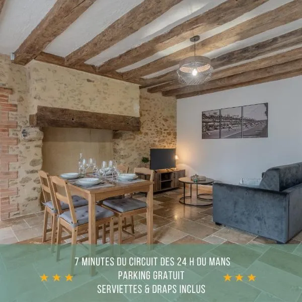 Le Four à pain - Parking - Circuit des 24h du Mans à 7 min - Golf de Mulsanne à 2 min，位于米萨讷的酒店