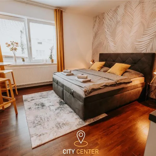 CityBeat Apartments, 400m from the square，位于比尔森的酒店