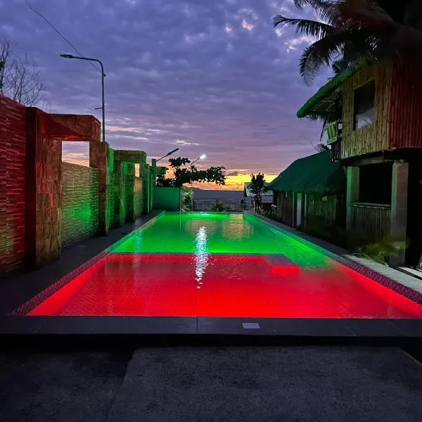 Beachfront Native house with pool，位于纳苏格布的酒店