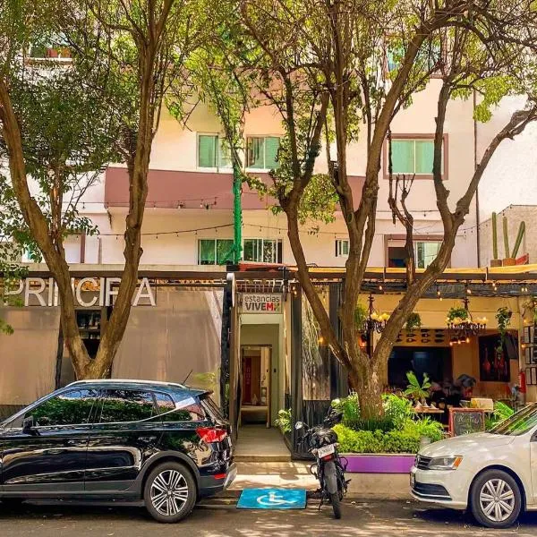 Hotel Estancias VIVE MX wtc CDMX, Trademark by Wyndham，位于墨西哥城的酒店