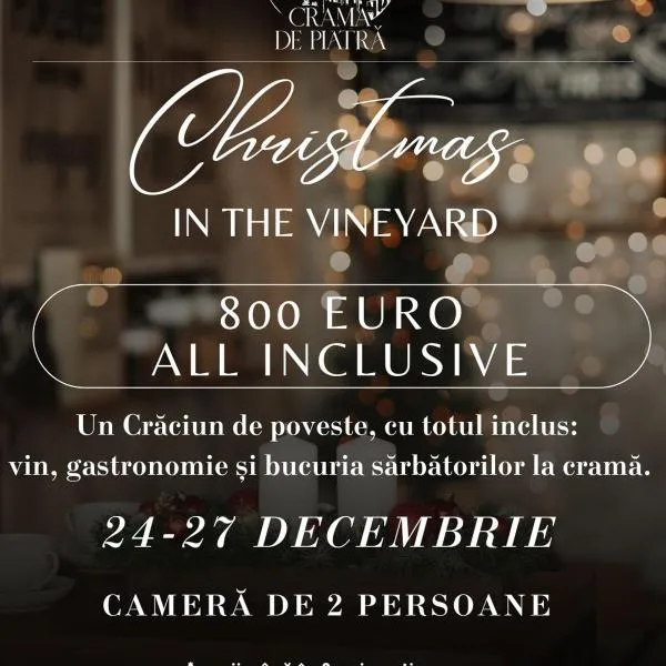 Crama de Piatra Winery Hotel & Conference Hall，位于Valea scheilor的酒店