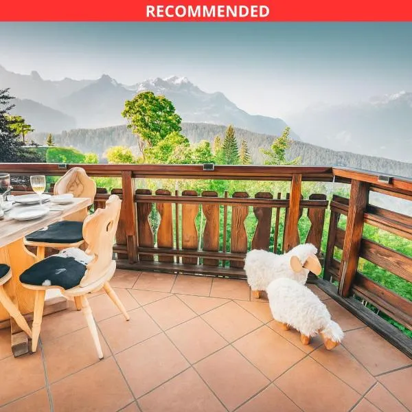 Clouds Apartment Alpin Luxury View and Pool，位于威拉尔-苏-罗伦的酒店