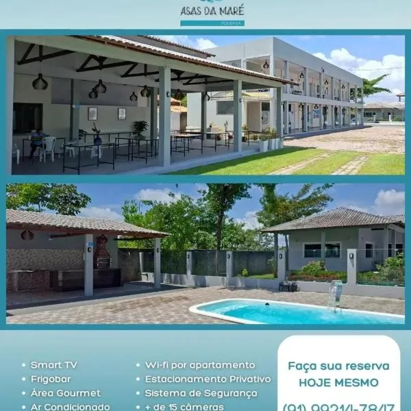 Asas da Maré Pousada，位于布拉干萨的酒店