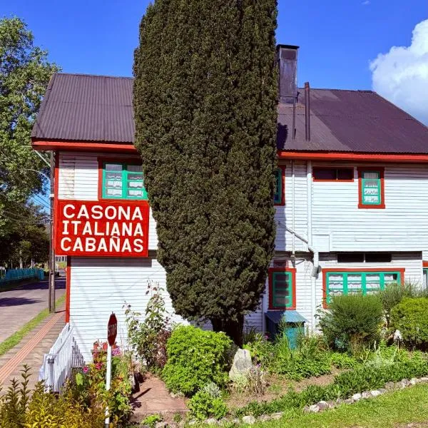 Cabañas Casona Italiana，位于拉戈朗科的酒店