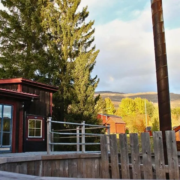 Cozy cabin with an amazing view，位于奥勒的酒店