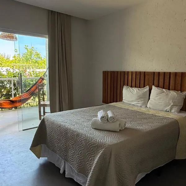 Pousada Pé na Areia，位于圣米格尔-杜斯米拉格里斯的酒店