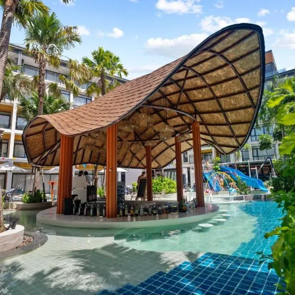 1412 Wyndham Gardens Elegant Pool Condo，位于奈通海滩的酒店