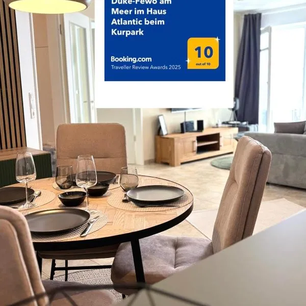 Duke-Fewo am Meer im Haus Atlantic beim Kurpark，位于格洛米茨的酒店