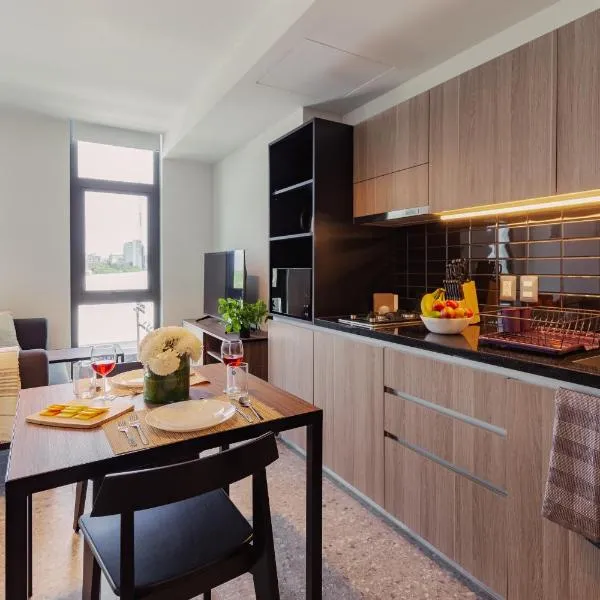 Stylish apartments by VIATO HOMES，位于墨西哥城的酒店
