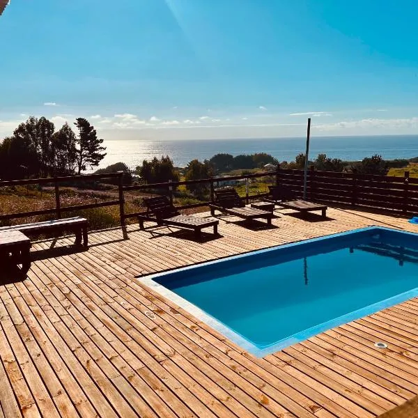 Cabaña en chovellen，位于Pelluhue的酒店