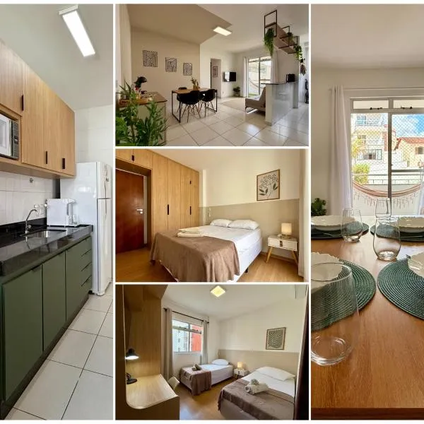 Apartamento central com ar condicionado e 3 smart TVs - UFV a 1km，位于维索萨的酒店