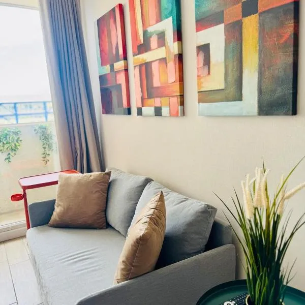 Departamento con Piscina y Parking, a Pasos del Estadio Nacional, Metro y Campus Universitario San Joaquín，位于圣地亚哥的酒店