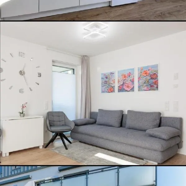 Modernes Apartment mit Terrasse & Garten, Parkplatz & 24h Self-Check-in，位于伊本比伦的酒店