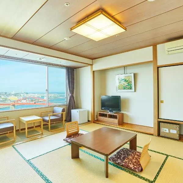 KAMENOI HOTEL Oarai，位于大洗町的酒店