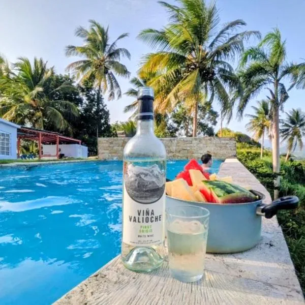 Swim & Paint Art Retreat，位于Las Piedras的酒店