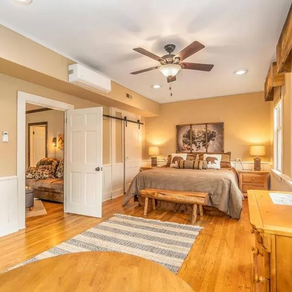 Cozy Cub Den, Chic Downtown Loft, Walk to Shops, Train, Restaurants,位于布赖森城的酒店