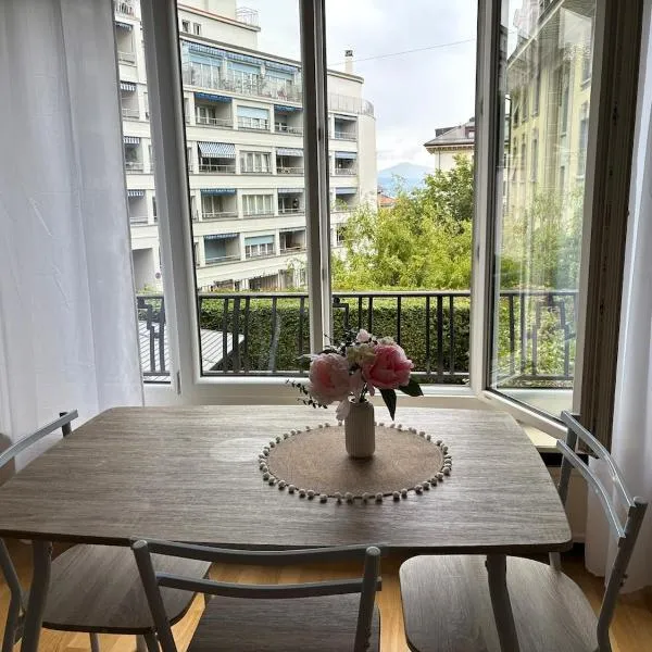 2 bedrooms accommodation 10 min from the train station，位于洛桑的酒店