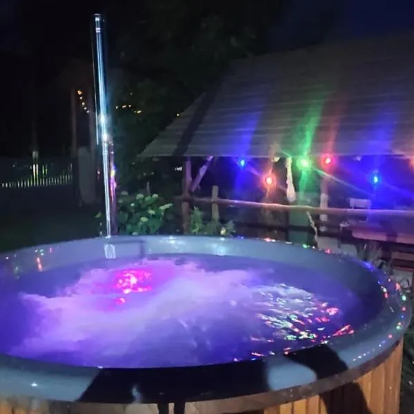 Agrowczasy Nad Stawem - Plus strefa jacuzzi przy domu z jedną sypialnią，位于Gartatowice的酒店