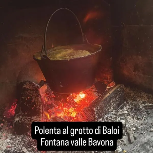 Grotto osteria di Baloi，位于Cevio的酒店