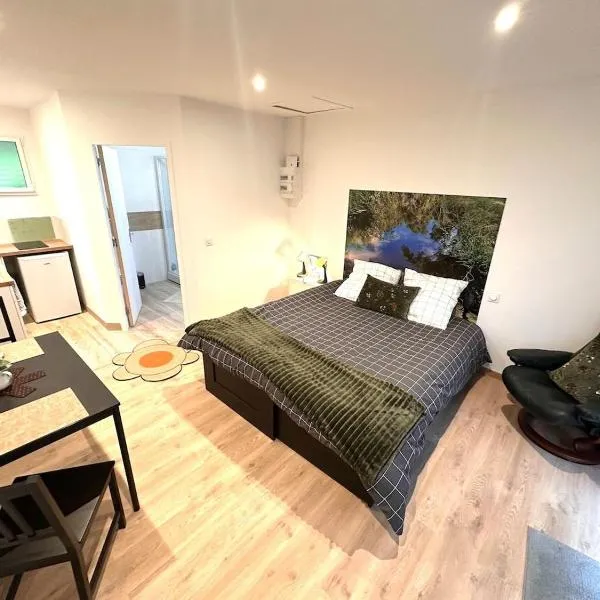 Refuge des voyageurs - Studio neuf - Rivage indépendant en rez de jardin，位于Plouédern的酒店