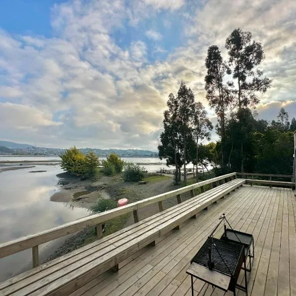 Casa en Bahía del rio Maule, naturaleza, tranquilidad, pet friendly，位于孔斯蒂图西翁的酒店