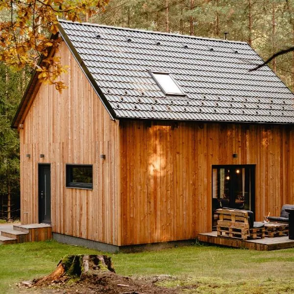 Modřínka 89，位于特热博涅附近赫卢姆的酒店