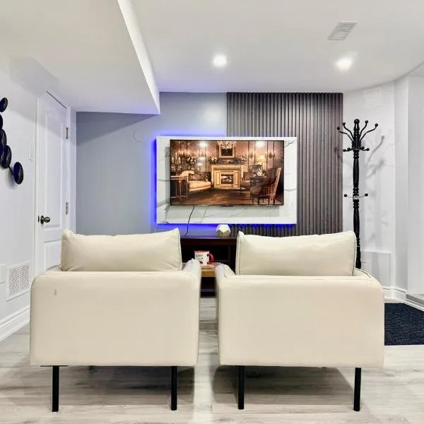 Modern Cozy Basement Suite Free Parking，位于布兰普顿的酒店