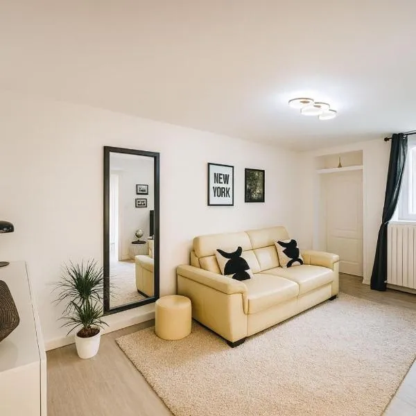 Appartement proche Amnéville, 2 chambres, 5 couchages, cuisine, salon, terrasse et parking，位于Rombas的酒店