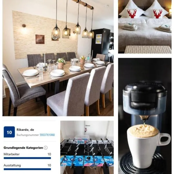 120 m Penthouse, Europa Park -Rulantica- Straßburg - Colmar - Schwarzwald, bis 11 Personnen，位于拉尔的酒店