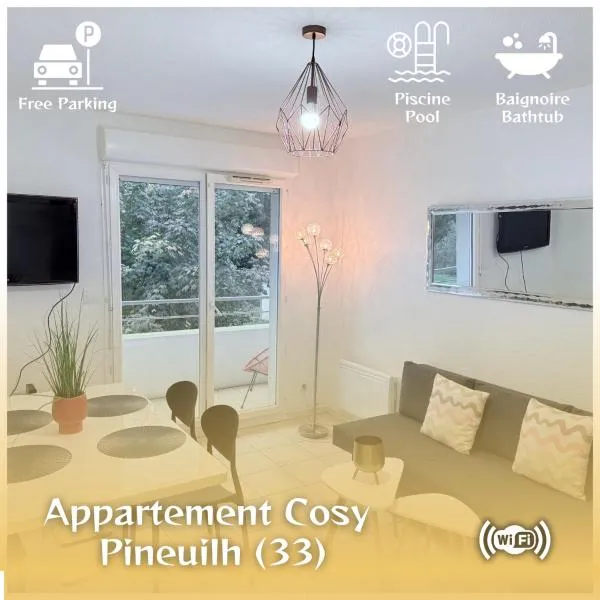 T2 Pineuilh avec parking privé，位于Pineuilh的酒店