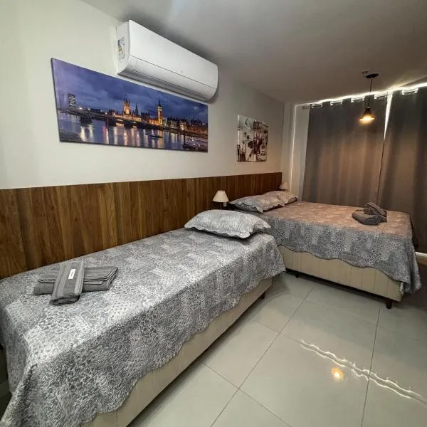 Studio 2 min do Hospital Unimed e Shopping Park Sul，位于沃尔塔雷东达的酒店