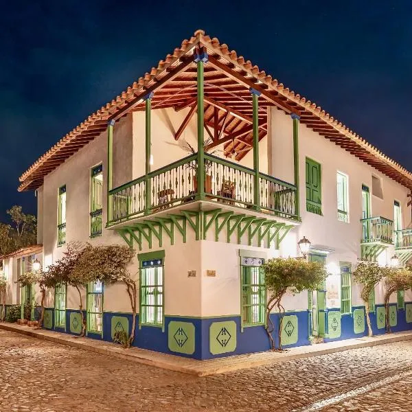 Casa Cedrela Hotel Boutique -Cauca Viejo- Mayores de 14 años，位于杰里科的酒店