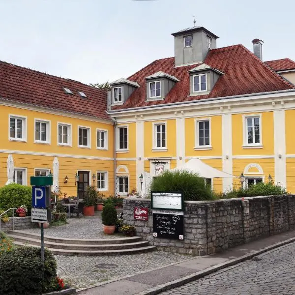 巴登伯格霍夫酒店，位于多瑙河畔伊布斯的酒店