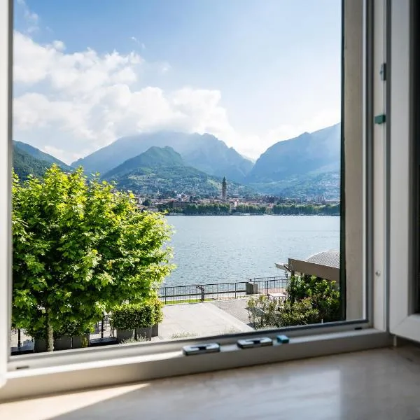 Renzo & Lucia Lakefront Suites with Stunning Views of Lake Como，位于马尔格拉泰的酒店