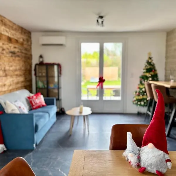 Nature & jacuzzi, 1 hr 45 min from Paris，位于卢瓦尔河畔科讷库尔的酒店