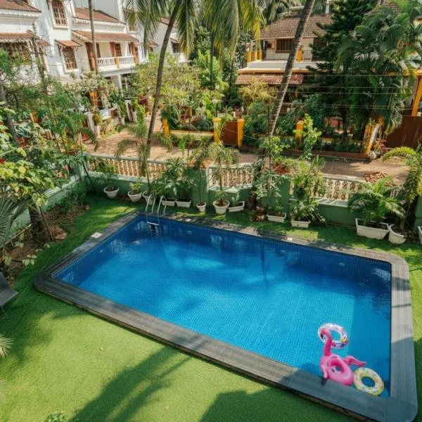 3BHK Villa with Pvt Pool Near Calangute Beach，位于Nagoa-Bardez的酒店