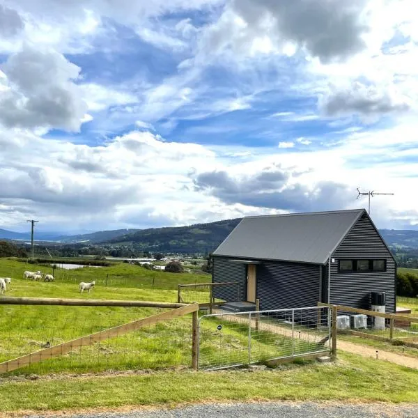 NEW Luxury Cabin with Scenic Views & Farm Charm，位于休恩维尔的酒店