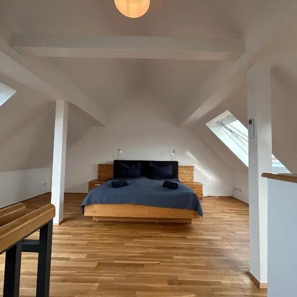 Loft mit 2 Terrassen - ruhig&sonnig,位于莱比锡的酒店