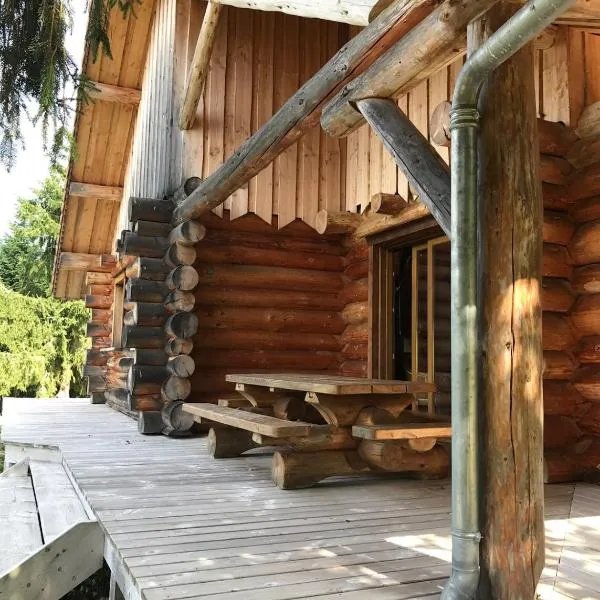 Chalet canadien en Morvan，位于Rouvray的酒店