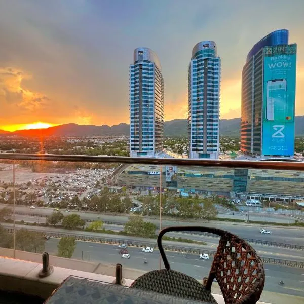 Elysium Grand High-Rise Executive Apartments Facing Centaurus Mall Islamabad，位于伊斯兰堡的酒店