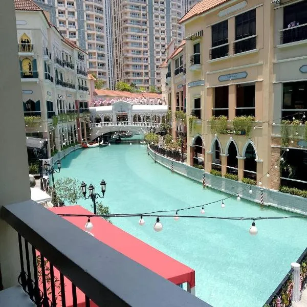 Modern 1 bedroom spacious apartment with Venice Grand Canal View，位于马尼拉的酒店
