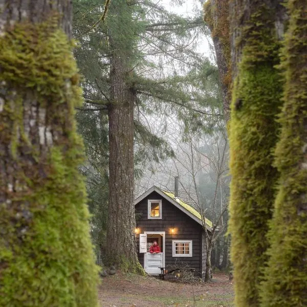 桑沃夫河滨小屋度假村，位于Brackendale的酒店