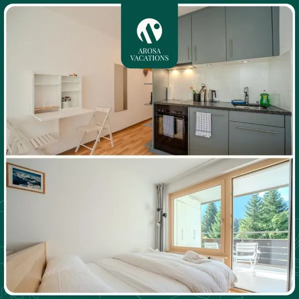 Alexandra 120 by Arosa Vacations, Renoviertes Studio mit Bergblick & Parking im Zentrum，位于阿罗萨的酒店