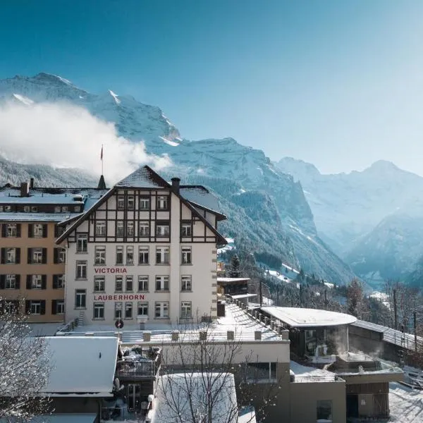 Hotel Victoria Lauberhorn Wengen, a Faern Collection Hotel，位于翁根的酒店