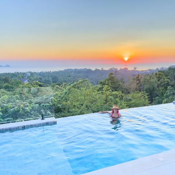 Anora Villa Sunset View 3BR，位于帕干岛的酒店