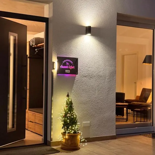 Auszeit Erfurt - stilvoller Bungalow mit Parkplatz - zentrumsnah，位于爱尔福特的酒店