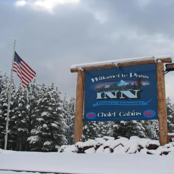 Willamette Pass Inn & Chalets，位于Odell Lake的酒店