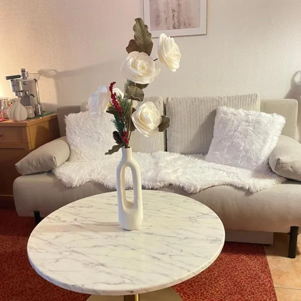 Das CLASSIQUE Galerieappartement 50qm - Elegant und geräumig wohnen - Espressomaschine, Airfryer, Balkon, Poseidon Therme im Haus - inkl Parkgarage，位于巴特格里斯巴赫的酒店